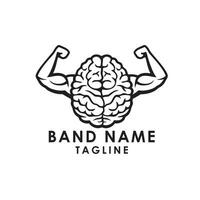 This is brain logo design vector