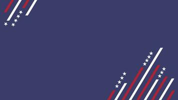 stripes and star shape usa vector background with copy space