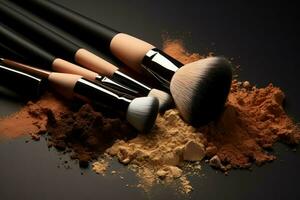 AI generated Versatile Makeup brush. Generate Ai photo