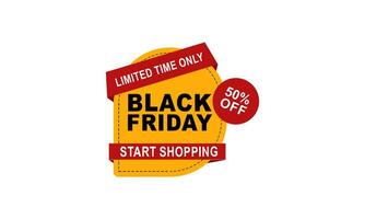 Black friday sale banner vector