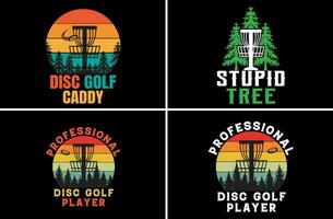 Disc Golf  t-shirt  design vector