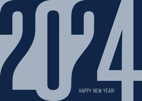 Happy New Year 2024 Background. vector illustration