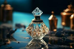 AI generated Exquisite Luxury perfume shop. Generate Ai photo