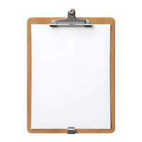 AI generated White Paper Board With Writing Hand on Transparent background - Ai Generated png