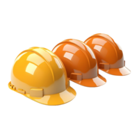 ai généré construction ouvrier casque ou casquette sur transparent Contexte - ai généré png