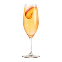 ai généré pétillant mocktail dans une verre sur transparent Contexte - ai généré png