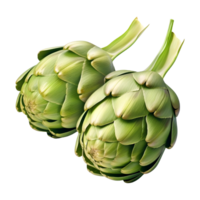 AI generated Artichoke on Transparent background - Ai Generated png