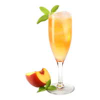 AI generated Fizzy Mocktail in a Glass on Transparent background - Ai Generated png