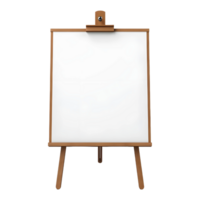 AI generated White Paper Board With Writing Hand on Transparent background - Ai Generated png