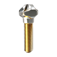 ai generado hardware tornillo en transparente antecedentes - ai generado png