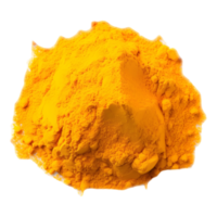 AI generated Turmeric Powder on Transparent background - Ai Generated png