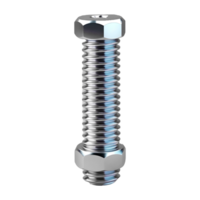 ai generado hardware tornillo en transparente antecedentes - ai generado png