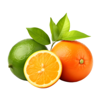 AI generated Fresh Oranges on Transparent background - Ai Generated png