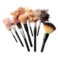 AI generated Makeup Brushes on Transparent background - Ai Generated png