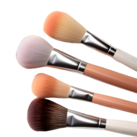 ai généré maquillage brosses sur transparent Contexte - ai généré png