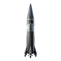 ai generiert Raum Rakete fliegend im Luft auf transparent Hintergrund - - ai generiert png