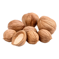 AI generated Walnuts on Transparent background - Ai Generated png