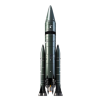 AI generated Space Rocket Flying in Air on Transparent background - Ai Generated png