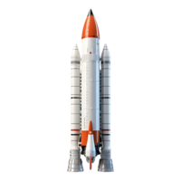 AI generated Space Rocket Flying in Air on Transparent background - Ai Generated png