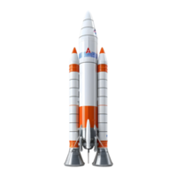 AI generated Space Rocket Flying in Air on Transparent background - Ai Generated png