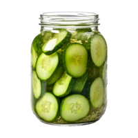 AI generated Cucumber in Water Jar on Transparent background - Ai Generated png