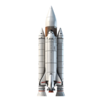 AI generated Space Rocket Flying in Air on Transparent background - Ai Generated png