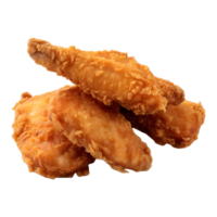 AI generated Fried Crispy Chicken on Transparent background - Ai Generated png