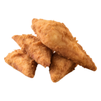 ai generato fritte croccante pollo su trasparente sfondo - ai generato png