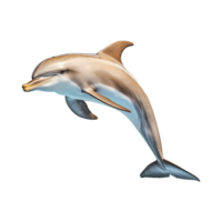 AI generated Dolphin isolated on transparent background png