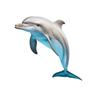 AI generated Dolphin isolated on transparent background png