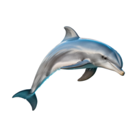 AI generated Dolphin isolated on transparent background png