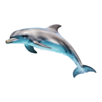 AI generated Dolphin isolated on transparent background png