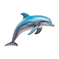 AI generated Dolphin isolated on transparent background png