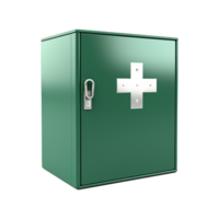 AI generated Fast aid cabinet isolated on transparent background png