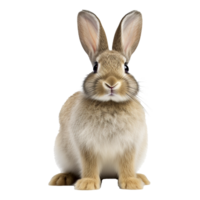 ai generiert Hase isoliert auf transparent Hintergrund png