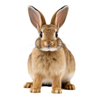 ai generiert Hase isoliert auf transparent Hintergrund png