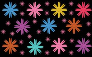 Flower pattern background vector art, icons and graphics free download