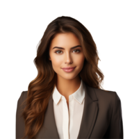 AI generated Businesswoman isolated on transparent background png