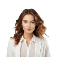 AI generated Businesswoman isolated on transparent background png