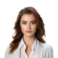 AI generated Businesswoman isolated on transparent background png