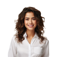 AI generated Businesswoman isolated on transparent background png