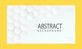 White hexagons vector abstract backgrounds