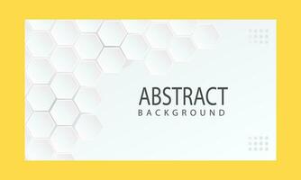 White hexagons vector abstract backgrounds