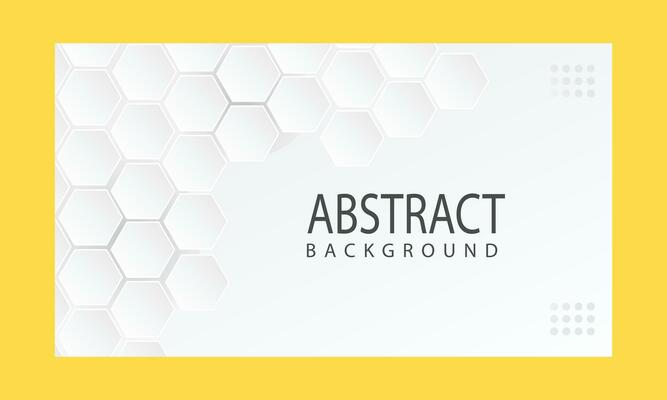 White hexagons vector abstract backgrounds