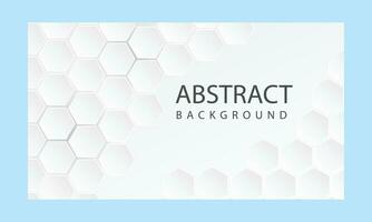 White hexagons vector abstract backgrounds