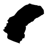 grandioso capa montar mapa, administrativo división de Liberia. vector ilustración.
