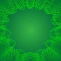 Vector abstract monochromatic pattern in the form of a mesh on a green background