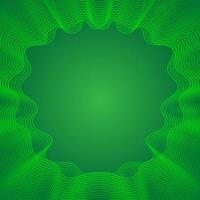 Vector abstract monochromatic pattern in the form of a mesh on a green background