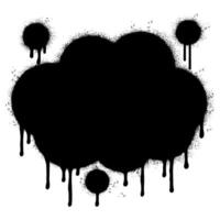 Black Ink Splatter isolated with a white background. vector