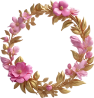 AI generated a wreath for celebrity and celebration png